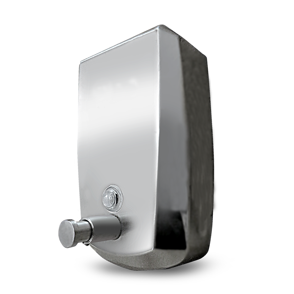 DISPENSADOR JABON LIQUIDO ACERO 1 LT.